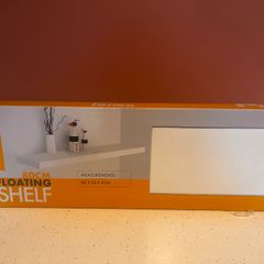 White Floating Shelf (brand new)