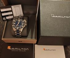 Hamilton Khaki Navy Frogman Blue