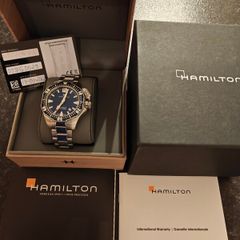 Hamilton Khaki Navy Frogman Blue