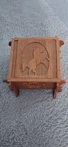 Beautiful hand carved wooden box
