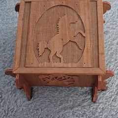 Beautiful hand carved wooden box