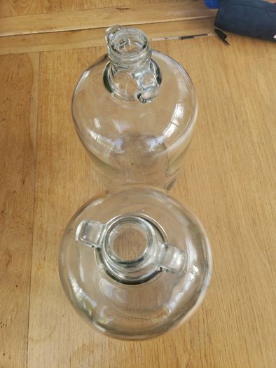 Pair of demi johns