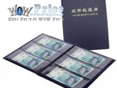 0576 Banknote 60 Pockets Leather Album Paper Money Collection Note