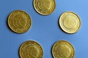 UNC Stickman 2009 Emu 2 euro | complete German mints set | 24 karat Gold plated