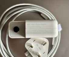 Apple 96 watt USB-C power adapter new plug and cable included.
