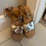 Next Girls sandals Gold Image 2