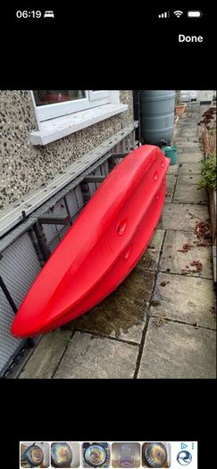 Koa kayak, plus accessories