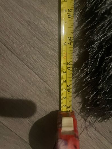 Fluffy grey mat