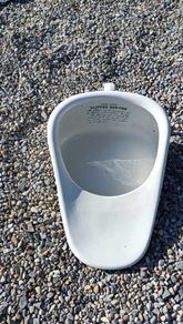 Antique ceramic slipper bed pan