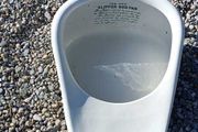 Antique ceramic slipper bed pan