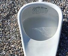 Antique ceramic slipper bed pan