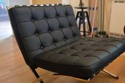 Barcelona style single lounge chair