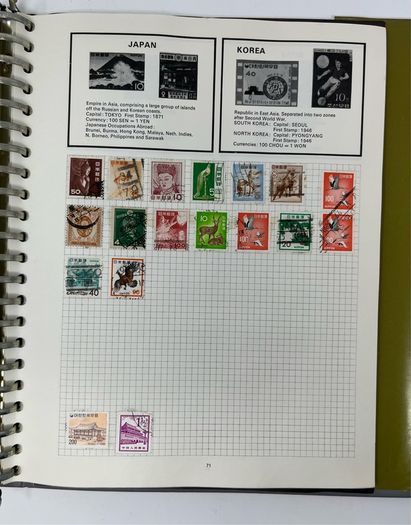 Collection: Used world collection In New World Stamp Album