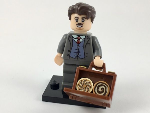 Lego 71022 colhp-19 Jacob Kowalski, Harry Potter, Series 1 (Complete Set with Stand and Accessories)