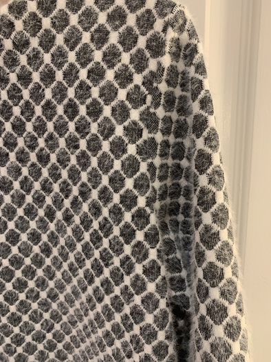 Bicalla white/grey jumper (L) Like New