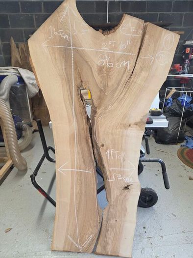 Live Edge Ash Slabs Kiln Dried Hardwood