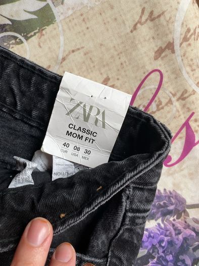 Zara Black Jeans UK 10