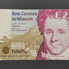 Irish 20 Pound Daniel O'Connell Banknote - 1995 - Central Bank of Ireland (Series C)
