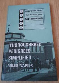 Thoroughbred Pedigrees Simplified Miles Napier Revised Edition 1979 Hardback