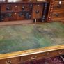 Victorian Oak Library / Writing Table Image 4