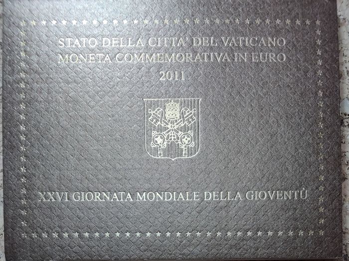 Vatican 2 Euro Brilliant Uncirculated Coin 2011 - 26th World Youth Day