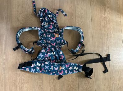 Tula Cotton Front Facing Explore Baby Carrier Blue Butterfly