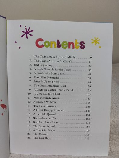Enid Blyton,s Classic, The Twins At St Clare,s   Large Hardback Book