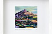 Sugar Loaf and Fields, medium sized print by artist Helen Mathews