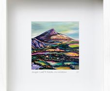Sugar Loaf and Fields, medium sized print by artist Helen Mathews