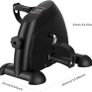 Mini Exercise Bike Pedal Sit Down, Under Desk Bike with LCD Display for Legs and Arms, Non-Slip Mat Included Image 4