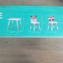 Children's table with chairs Image 2