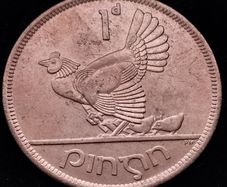 [#2662] - Ireland 1966 | Irish 1d | 1 Penny | KM.11 | UNC