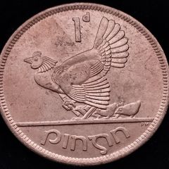 [#2662] - Ireland 1966 | Irish 1d | 1 Penny | KM.11 | UNC