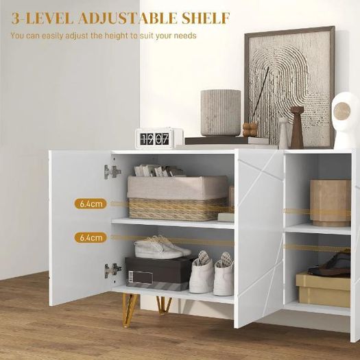 High-Gloss Sideboard