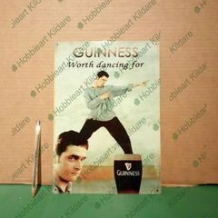 Guinness dancing man sign Guinness tin metal sign
