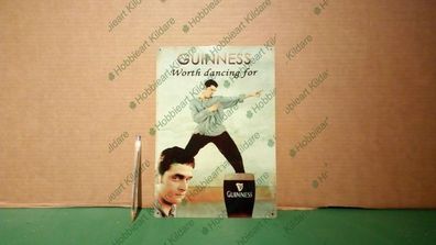 Guinness dancing man sign Guinness tin metal sign
