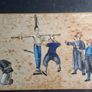 Chinese Watercolour on Pith Paper - Versions of Punishment #2 Image 5