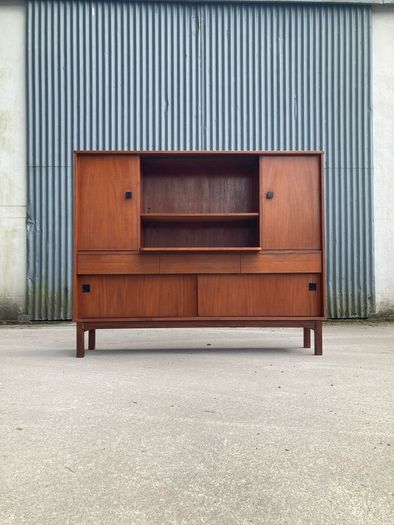 1960s Teak Highboard - Warehouse and Showroom Open Saturday 25th April 12 til 4pm Eircode R95T227