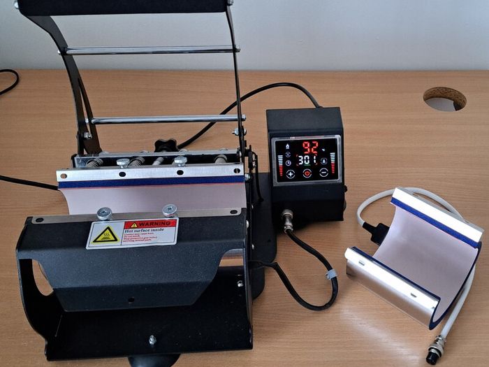 Mug Press / Tumbler Press & Extra Heat Element & Mug Cases