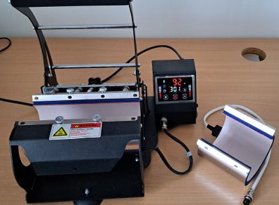 Mug Press / Tumbler Press & Extra Heat Element & Mug Cases