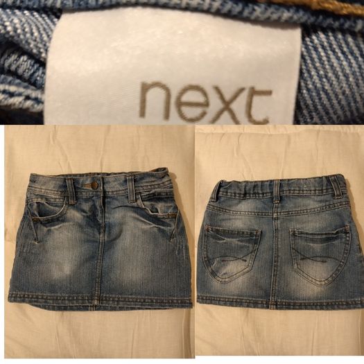 Next Blue Denim Skirt