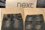 Next Blue Denim Skirt