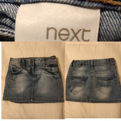 Next Blue Denim Skirt