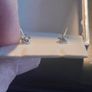 ladies 9ct gold earrings Image 6