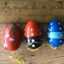 Vintage Hand Painted Wooden eggs (Not toys) Image 6