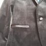 Boys Black Velvet Jacket with Silk Trim, Black Trousers and Dickey Bow Image 8