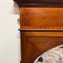 Elegant Antique Edwardian Mahogany Overmantel Mirror Image 3