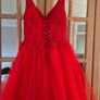 red confirmation dress Image 4