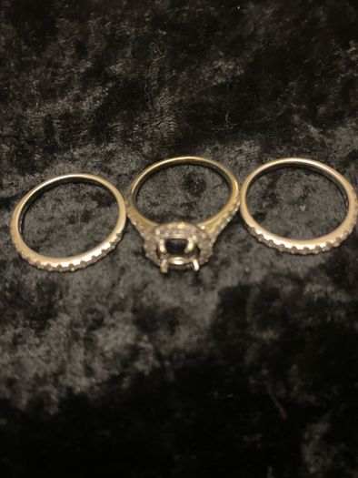 Diamond Wedding Ring Set