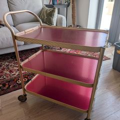 Mid century retro drinks trolley